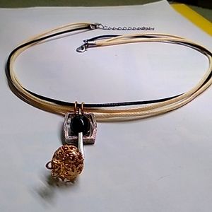 Bold and beautiful necklace with adjustable chin